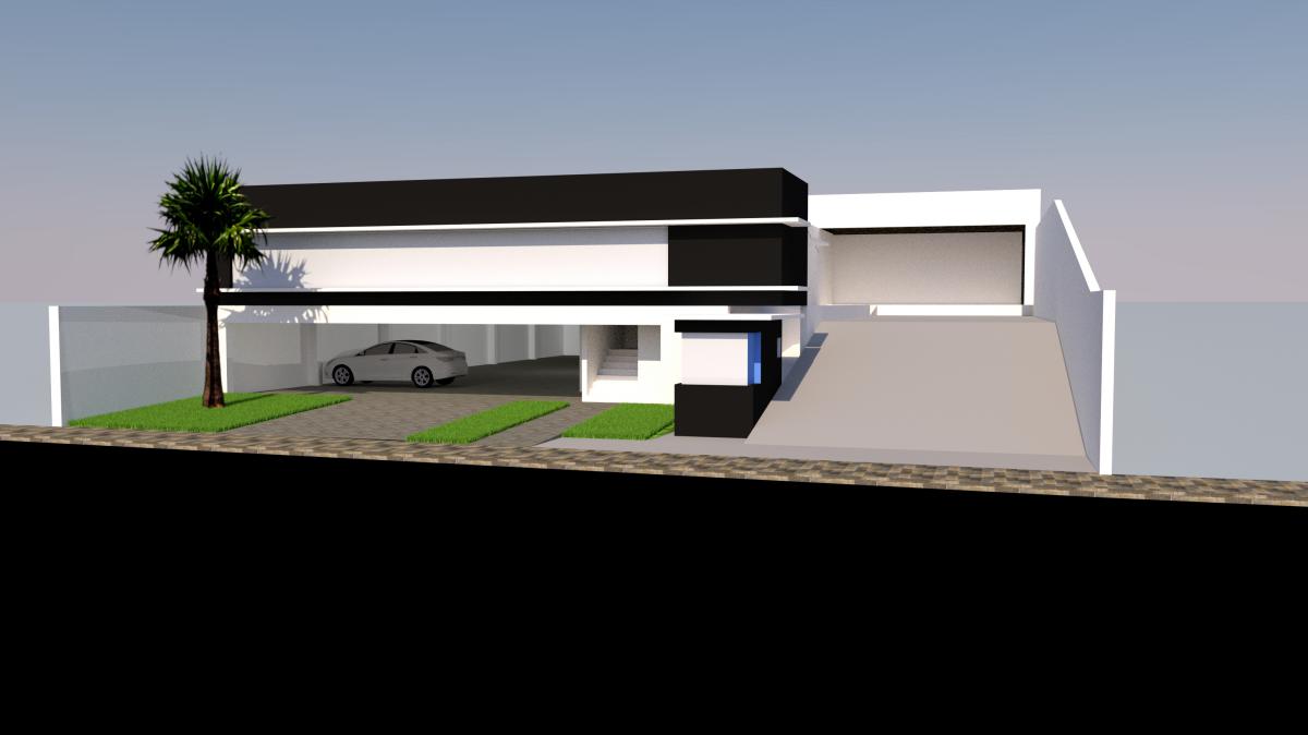 Projeto arquitetônico completo de cozinha industrial, contabilizando 2.300,0 m², em Congonhas MG.